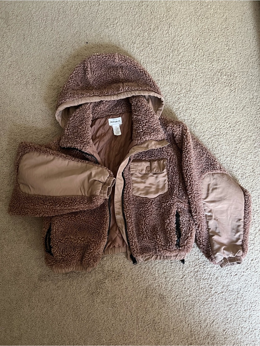 Sherpa Hooded Jacket